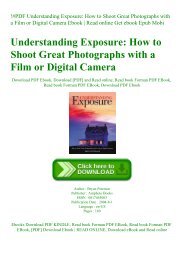 Understanding Exposure Ebook